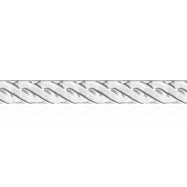 Sterling Silver Filigree Pattern (17" Long) Flat Soft Wire WPFL79