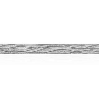 Sterling Silver Reticulated Pattern (17" Long) Flat Soft Wire WPFL84