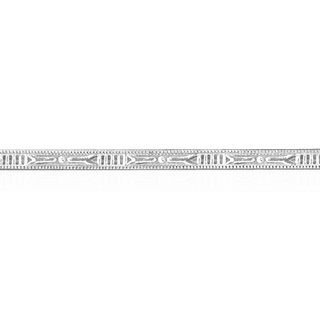 Sterling Silver Symbol Pattern (17" Long) Flat Soft Wire WPFL93