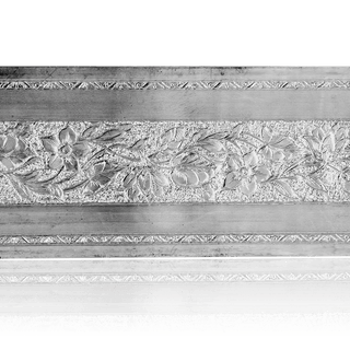 Sterling Silver Floral Pattern (17" Long) Sheet (Plate) PP-9