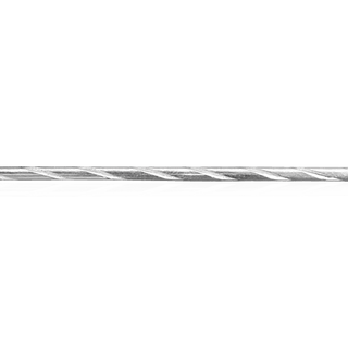 Sterling Silver Twist Pattern (17" Long) Round Soft Wire WPRD4