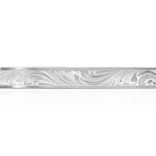 Sterling Silver Wavy Pattern (17" Long) Square Soft Wire WPSQ2