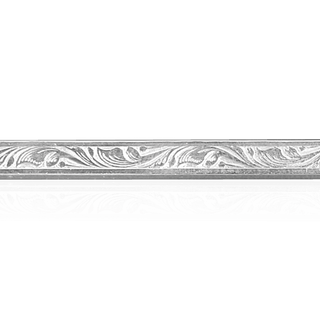 Sterling Silver Wavy Pattern (17" Long) Square Soft Wire WPSQ4