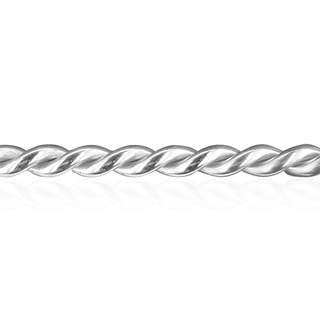 Sterling Silver (17" Long) Twist Soft Wire WPDTW5