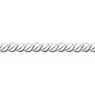 Sterling Silver (17" Long) Twist Soft Wire WPDTW6