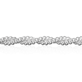 Sterling Silver Double Twist Pattern (17" Long) Twist Soft Wire WPDTW8