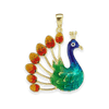 Peacock Charm (35 x 28mm)