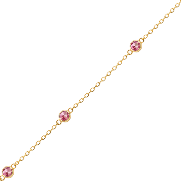 Bulk / Spooled Diamond by the Yard Cable Chain in 14K Yellow Gold (Diamond Bezel: Every 1.5")