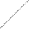 Bulk / Spooled Paperclip Cable Chain in 14K White Gold (2.50 mm - 3.50 mm)