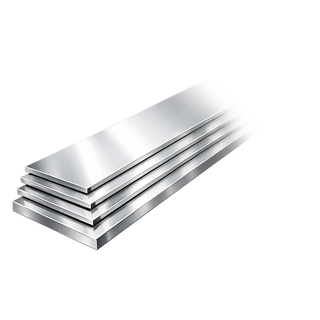 18K White Flat Medium Plate (Sheet)