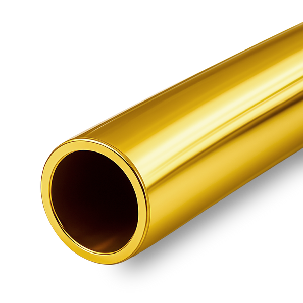 18K Yellow Round Hard Tubing