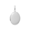 Plain Oval Locket in Sterling Silver (23 x 14 mm - 57 x 39 mm)